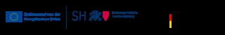 Logos der F&ouml;rdergeber: Kofinanziert von der Europ&auml;ischen Union, Schleswig-Holstein Landesregierung, Bundesministerium f&uuml;r Wohnen, Stadtentwicklung und Bauwesen
